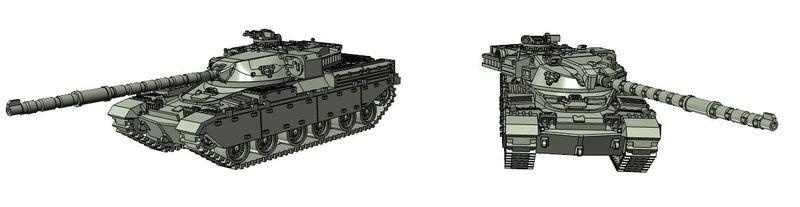 chieftain tank 15mm 1 100 scale - wargaming3d miniature wargamming st, 1:100, 15mm, Chieftain, Cold War, United Kingdom, wargame
