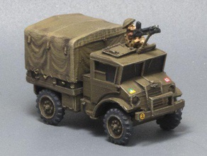 cmp 15cwt camion - wargaming3d 28mm miniature modèle de la famille largement utilisée chaque commonwealth force seconde guerre mondiale tous les théâtres d'opérations fichier zip comprend modèles toit ouvrant ouvert fermé une inclinaison cerceaux en arrière, mais pas bâche couverture 3d print model - Mito3D