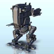 combat robot 31 - wargaming3d miniature wargamming future, miniatures, science-fiction, scifi, wargame 3d print model - Mito3D