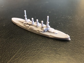 Connecticut clase pre dreadnought wargaming3d miniatura juego guerra 3d print model - Mito3D