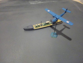 consolidated pby catalina - wargaming3d 28mm Miniatur 100 knts 2x Bomben, Torpedos, Maschinengewehre 3d print model - Mito3D