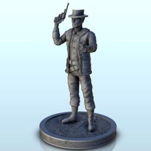 cowboy jacket hat guns 3 - wargaming3d miniature wargamming ACW, american, civil, far, figures, miniature, miniatures, modern, old, rpg, texas, war, wargame, west, Western, wild 3d print model - Mito3D