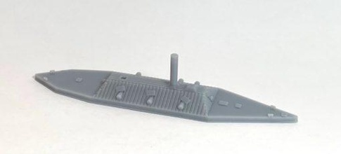 css atlanta wargaming3d miniatura wargaming 1 12 1200 600 americano civile guerra confederato Corazzata nave 3d print model - Mito3D