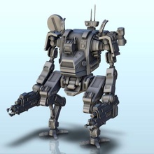 dato combattere robot 18 wargaming3d miniatura wargaming Futuro miniature science fiction scifi gioco guerra 3d print model - Mito3D