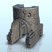 desert arc ruins 3 - wargaming3d miniature wargamming Architecture, bolt action, building, décor, Flames of War, modern, ruins, scenery, tabletop, terrain, warhammer 3d print model - Mito3D