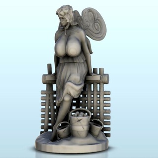double winged fairy barrier fruit baskets censored version 9 - wargaming3d Categories: 1:100 / 15mm, 1:56 28mm, 1:72 & 1:76 20mm, 500-1500: Medieval, DIGITAL STL FILES, Fantasy, Infantry/Figures age character dark diaroma empire fantastic fantasy figure medieval middle mini miniatures resin rpg scenery statue terrain traditionnal village war miniature wargamming 3d print model - Mito3D