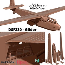 dsf230 Angriff Segelflugzeug 28mm wargaming3d Miniatur Wargaming 3d print model - Mito3D