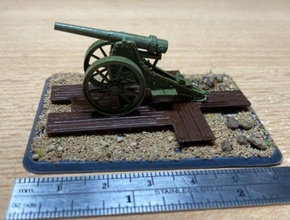 néerlandais 12cm lang échantillon wargaming3d miniature wargaming 12 artillerie Néerlandais champ ww2 3d print model - Mito3D