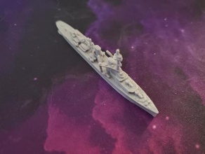 dutch java-class cruiser - wargaming3d 28mm miniature 3d print model - Mito3D