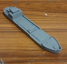 Império estuário coberta arma fogo wargaming3d 28mm miniatura 3d print model - Mito3D