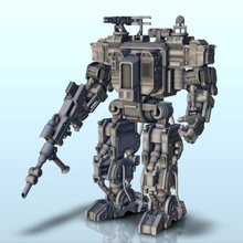 enós combate robot 11 wargaming3d miniatura juego guerra Futuro miniaturas science fiction ciencia ficción 3d print model - Mito3D