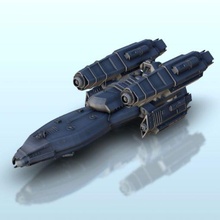 araba uzay gemisi 11 wargaming3d minyatür savaş oyunları 40000 taksi Taşıyıcı Gelecek fütürizm fütüristik lejyon makine askeri macera opera manzara Sci Fi scifi SF star savaşlar Ulaşım araç 3d print model - Mito3D