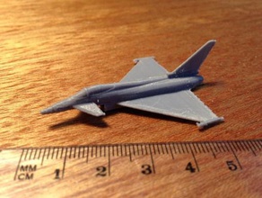 eurofighter typhoon - wargaming3d 28mm em miniatura 3d print model - Mito3D