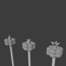 exploding lance - wargaming3d miniature wargamming krieg, 3d print model - Mito3D