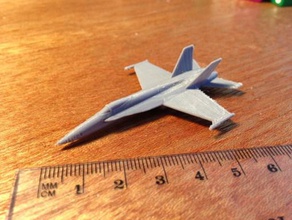 f-18 hornet - wargaming3d 28mm miniature 3d print model - Mito3D