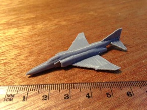 f-4 phantom - wargaming3d 28mm Miniatur 3d print model - Mito3D