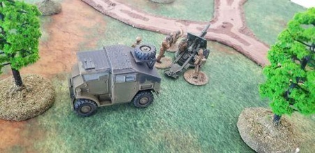Grasso campo artiglieria trattore wargaming3d 28mm miniatura 3d print model - Mito3D