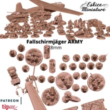 fallschirmj ger - army 28mm wargaming3d miniature wargamming 3d print model - Mito3D