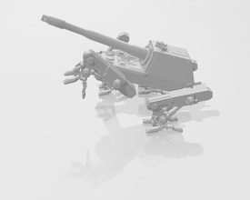 Ferdinand frd 1a wargaming3d Miniatur Wargaming sci fi 1 285 Battletech mech Quad 3d print model - Mito3D