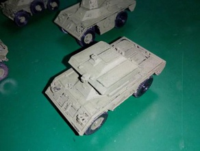 hurón scout car grandes ruedas mk4 & 5 - wargaming3d 28mm en miniatura 1 100 modelo a escala 3d print model - Mito3D