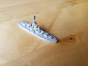 finnish coastal defense ship ilmarinen - wargaming3d 28mm miniature 1 1800th scale model certain elements not 3d print model - Mito3D