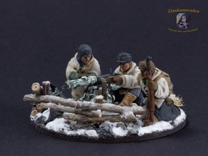 finnisch Maxime mmg Mannschaft wargaming3d Miniatur Wargaming 1939 1940 Finnland jaakari Licht Infanterie lmg Winter Krieg 3d print model - Mito3D