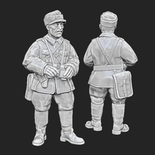 finnish officer binocular - wargaming3d miniature wargamming 1939, 1940, Officer, winter war, ww2 3d print model - Mito3D