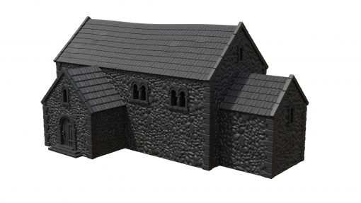 silex saxon église wargaming3d 28mm miniature 3D print model - Mito3D