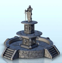 fountain statue - wargaming3d miniature wargamming Accessories, Architecture, bonaparte, building, classic, DBA, figures, Flames of War, game, games, house, miniatures, modern, Napoleon, napoleonic, scenery, terrain, war, wargame, warhammer 3d print model - Mito3D