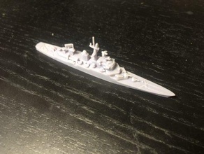 fr Colbert guiado misil crucero wargaming3d miniatura juego guerra 3d print model - Mito3D