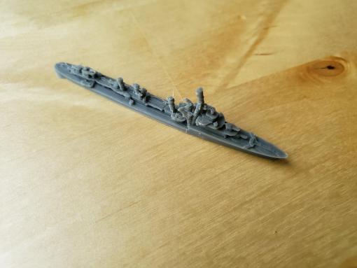 française aigle-destroyer de classe - wargaming3d 28mm miniature 1 1800th échelle modèle certains éléments pas à l'échelle 3D print model - Mito3D