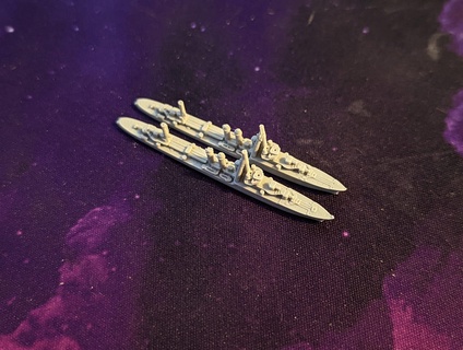 french bourrasque-class destroyer - wargaming3d miniature wargamming 3d print model - Mito3D