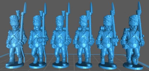 francês fuzileiros 1808 Alto uniforme wargaming3d 28mm miniatura 3D print model - Mito3D