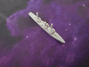 french marne-class destroyer - wargaming3d miniature wargamming 3d print model - Mito3D