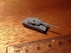 fv4201 chieftain - wargaming3d 28mm miniature 3d print model - Mito3D
