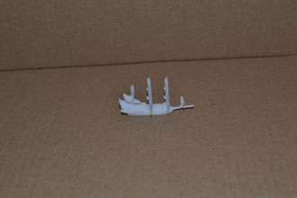 galleon game piece 1 - wargaming3d 28mm miniature version simple model suitable board games don't require high-detail miniatures masts thick enough can scaled down quite bit if you need smaller pieces 3d print model - Mito3D