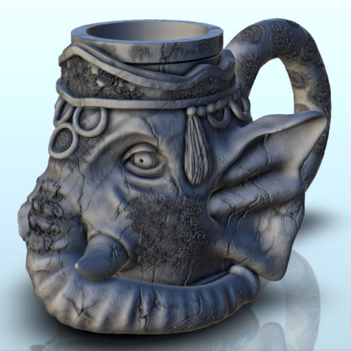 Ganesha 10 wargaming3d miniatura juego guerra accesorio cerveza poseedor CAJA taza beber calabozo vidrio rol mesa torre bandeja juegos 3D print model - Mito3D