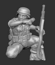 germ soldiergranate011 - wargaming3d 28mm miniature 3d print model - Mito3D