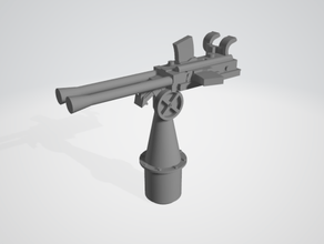 german 2cm flak guns - wargaming3d 28mm miniature 3d print model - Mito3D