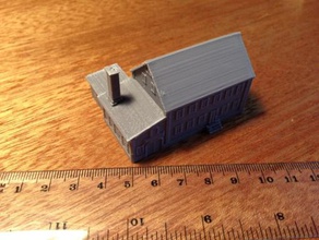 tedesco edificio 8 - wargaming3d 28mm in miniatura 3d print model - Mito3D