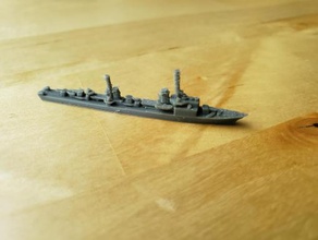 wargaming3d Alman elbing-sınıfı destroyer Mm minyatür 1 1800th ölçekli modeli bazı elemanlarıölçek değil 3d print model - Mito3D