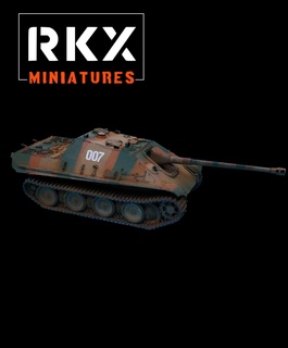 alemão Jagdpanther Ausf g1 wargaming3d miniatura jogos guerra 3d print model - Mito3D