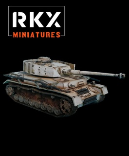 allemand Panzer iv ausf wargaming3d miniature wargaming 3d print model - Mito3D
