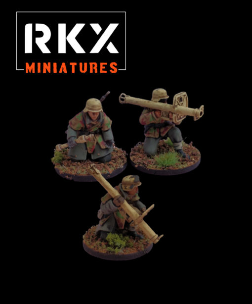 Almanca Panzerschreck takım wargaming3d minyatür savaş oyunları Ordu tanksavar şoku Volksgrenadier 3D print model - Mito3D