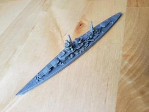 allemand scharnhorst-classe de cuirassé - wargaming3d 28mm miniature 1 1800th échelle modèle certains éléments pas à l'échelle 3d print model - Mito3D