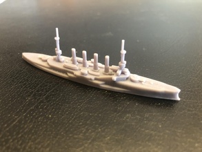 Tedesco Scharnhorst classe blindato incrociatore wargaming3d miniatura wargaming 3d print model - Mito3D