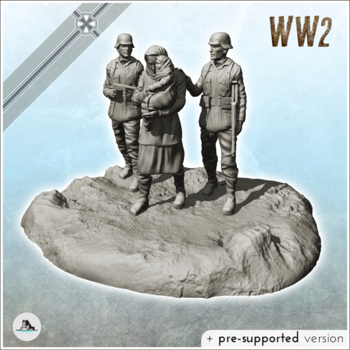 Almanca askerler mp38 eskortluk sivil Kadın 10 wargaming3d Kategoriler 1 100 15mm 56 28mm 72 76 20mm 1939 1945 WW2 İkinci Dünya Savaşı dijital stl DOSYALAR Piyade Rakamlar aksiyon yıldırım cıvata karakter diyorama şekil alevler mini minyatürler reçine rpg manzara heykel arazi savaş Wehrmacht dünya ww2 minyatür oyunları 3D print model - Mito3D