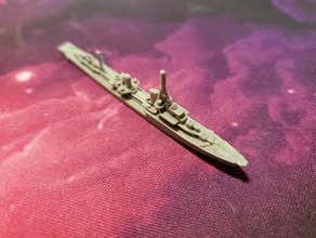 german type 1939b destroyer model - wargaming3d 28mm miniature 1 1800th scale certain elements not 3d print model - Mito3D