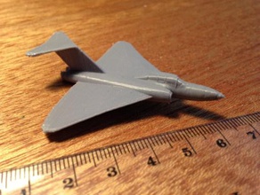 gloster javelin wargaming3d 28mm in miniatura 3d print model - Mito3D