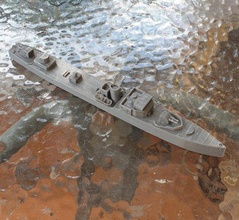 group 1 hunt class destroyer - wargaming3d 28mm miniature 3d print model - Mito3D